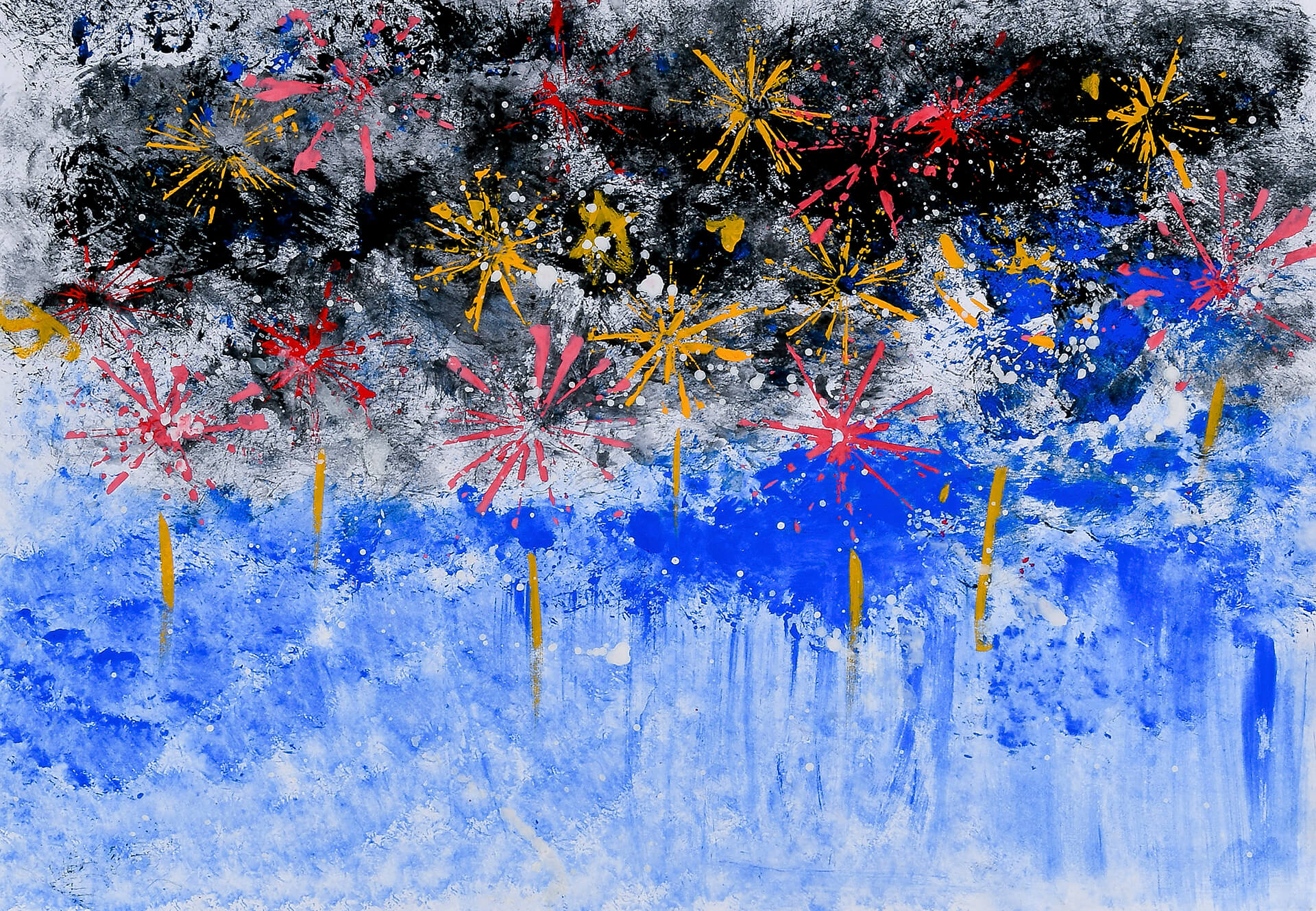 大きな花火をみてみたい！